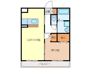 幸マンションⅡの物件間取画像